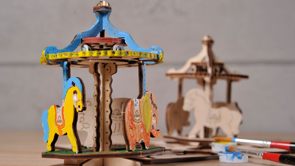 Деревянная разукрашка «Карусель»